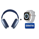 Auriculares E9 PRO Max con Cancelación de Ruido + Smartwatch Gratis | Sonido Premium, Bluetooth 5.1 y Envío Rápido