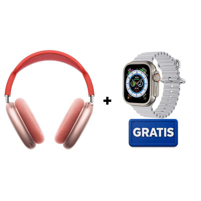 Auriculares E9 PRO Max con Cancelación de Ruido + Smartwatch Gratis | Sonido Premium, Bluetooth 5.1 y Envío Rápido