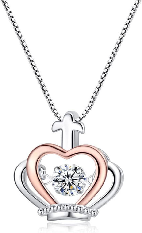 Collar con colgante de corona