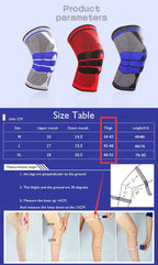 Rodilleras Deportivas Transpirables con Protección 3D y Soporte Antideslizante – Ideales para Baloncesto, Voleibol y Entrenamientos