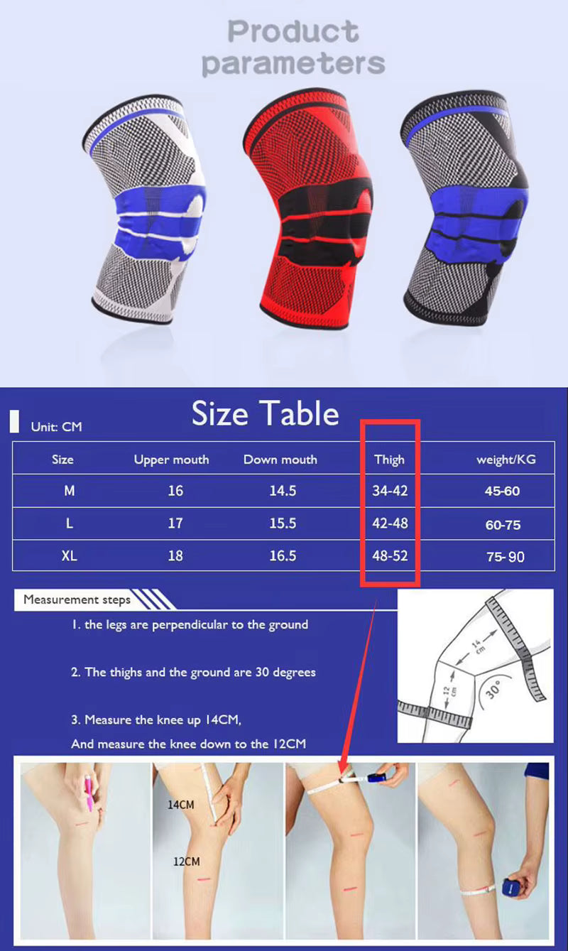 Rodilleras Deportivas Transpirables con Protección 3D y Soporte Antideslizante – Ideales para Baloncesto, Voleibol y Entrenamientos