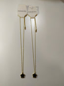 Collar con colgante trebol cinco hojas negro - additional image 10