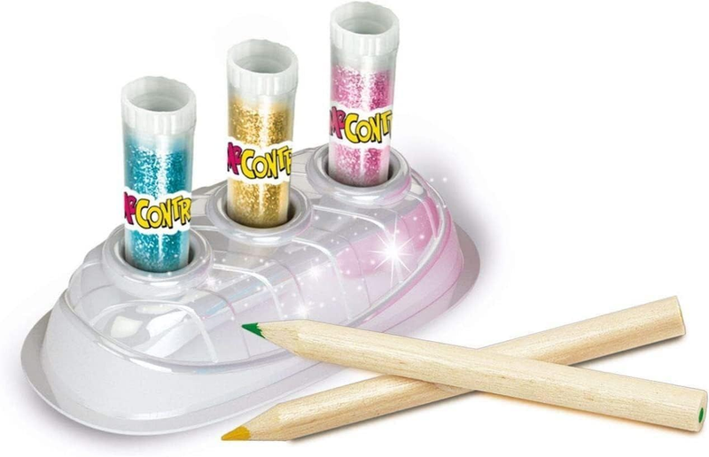 Juego Creativo Purpurina Niños Manualidades – Kit de Arte con Colores Brillantes, Moldes y Stickers | Material Escolar y Decorativo