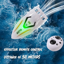 Mini barco de control remotoMini Barco de Control Remoto RC 2.4GHz | Lancha Teledirigida a Prueba de Agua | Alta Velocidad 360° | Recargable USB