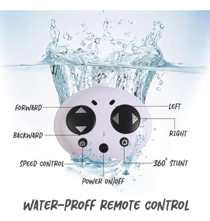 Mini barco de control remotoMini Barco de Control Remoto RC 2.4GHz | Lancha Teledirigida a Prueba de Agua | Alta Velocidad 360° | Recargable USB