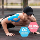 Cinta de Kinesiología 5cm x 5m | Soporte Muscular, Recuperación Deportiva y Rehabilitación | Resistente al Agua