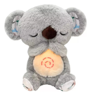 Peluche Koala que Respira para Bebés | Ayuda para Dormir con Música y Luz Relajante, Juguete Sensorial Antiestrés