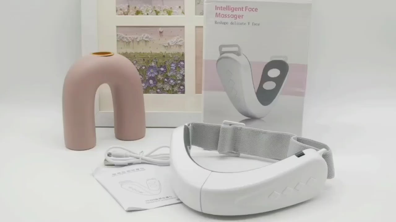 Reductor de Papada V-Face – Lifting Facial, Gimnasia y Drenaje Linfático en 15 Minutos